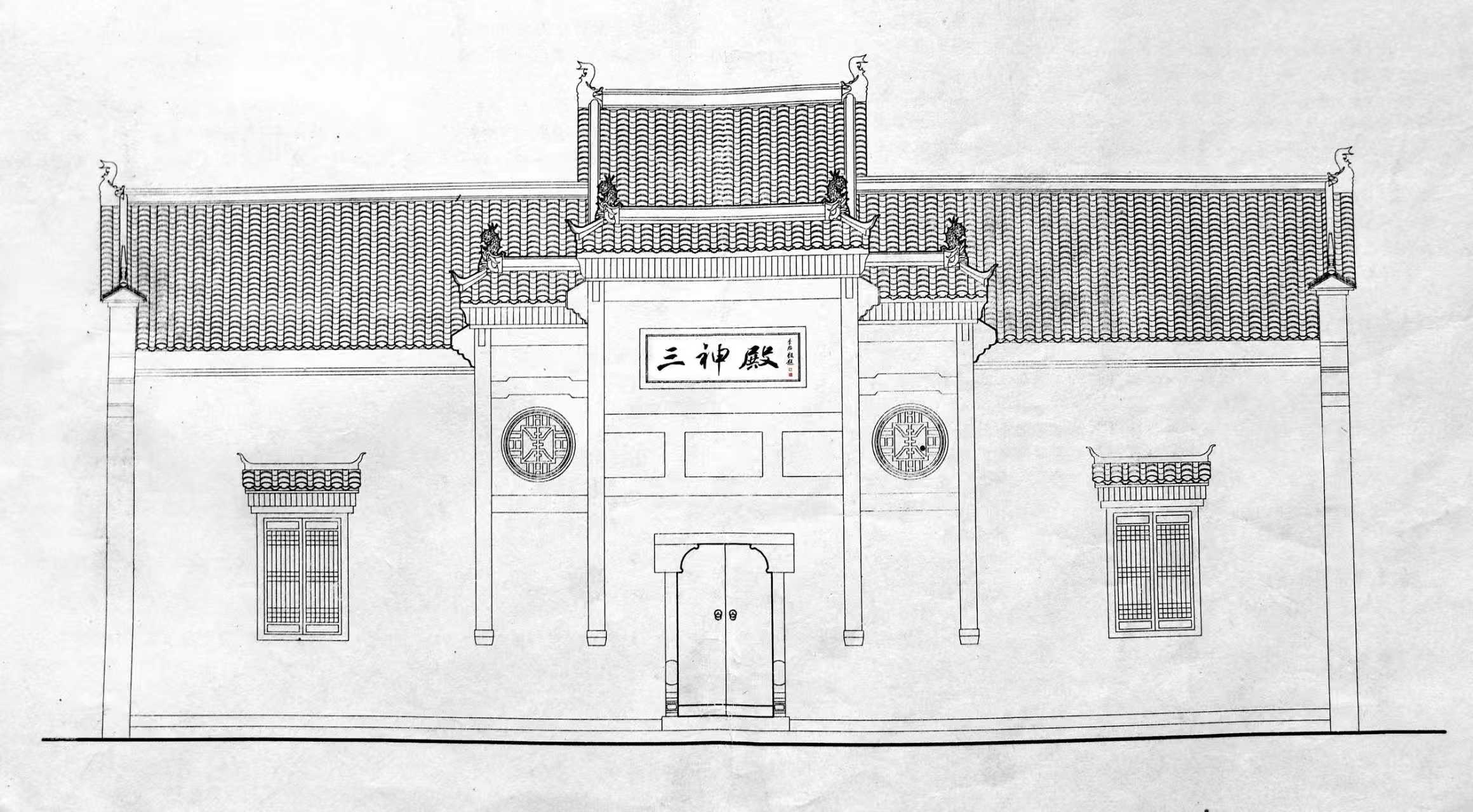 传统建筑历史图纸